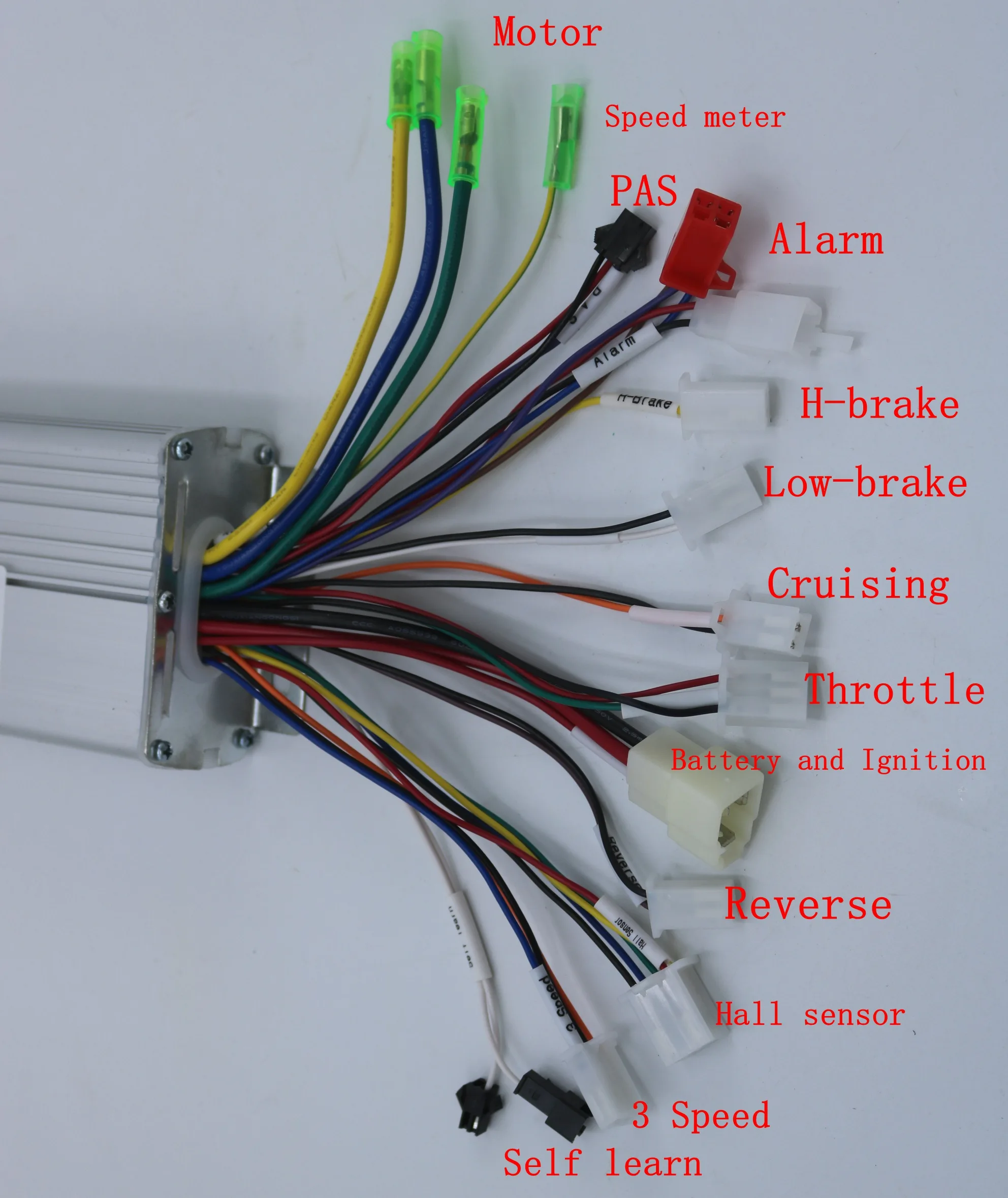 Sale GREENTIME 36V/48V 500W/600W 30Amax BLDC Motor Controller Electric Bike Tricycle Dual Mode Sensor/Sensorless Controller 3