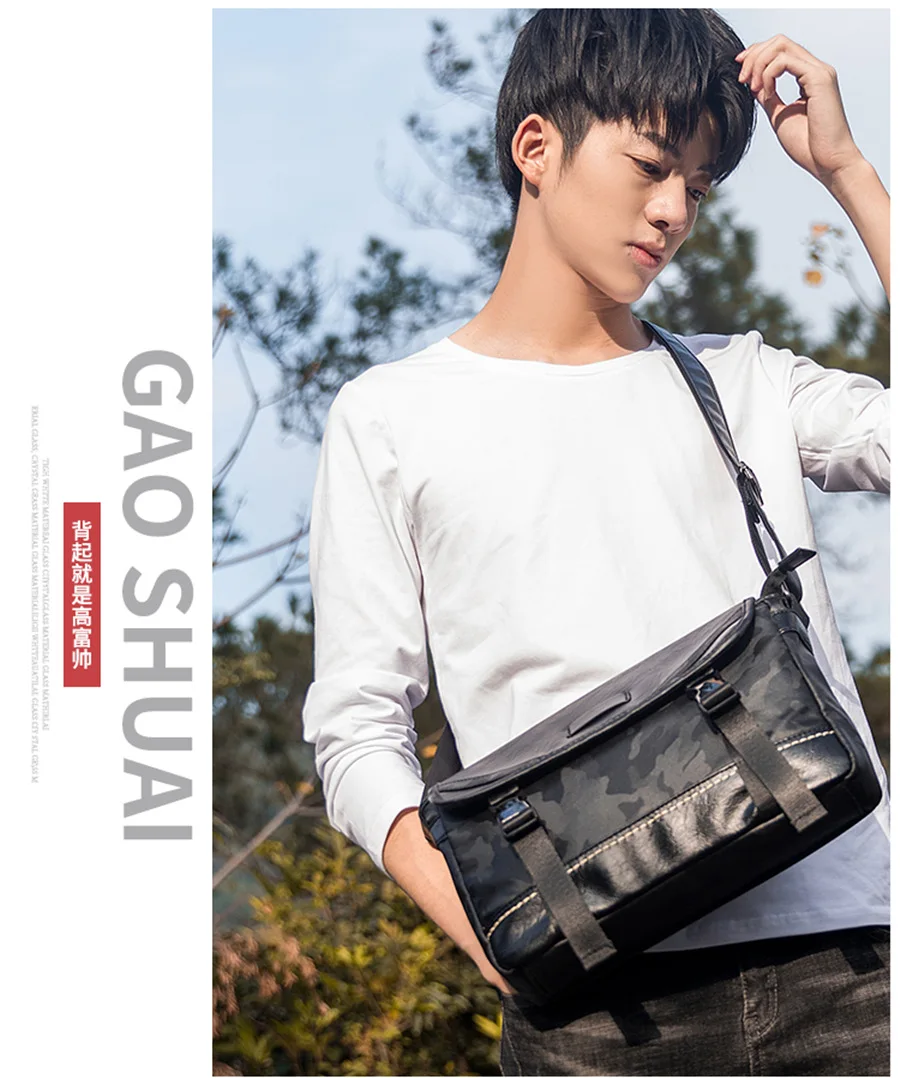 

New trend of men's casual multi-functional backpacks