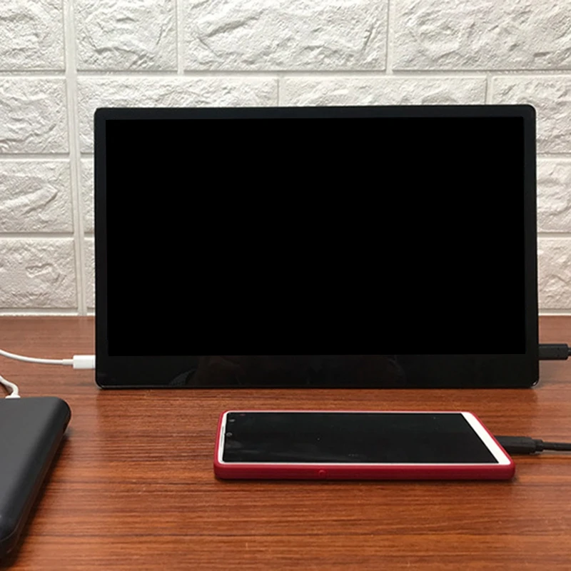  13.3 Inch Type C 5V Portable HDR Gaming HDMI Press Monitor for PS4 XBOX NS Ones PC Laptop US Plug