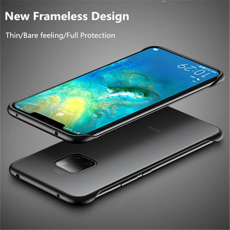 

Ultra Thin Transparent Matte Hard Phone Case For Huawei Mate20Pro nova5i Clear PC Back Cover For P30 pro Frosted Cases Capa