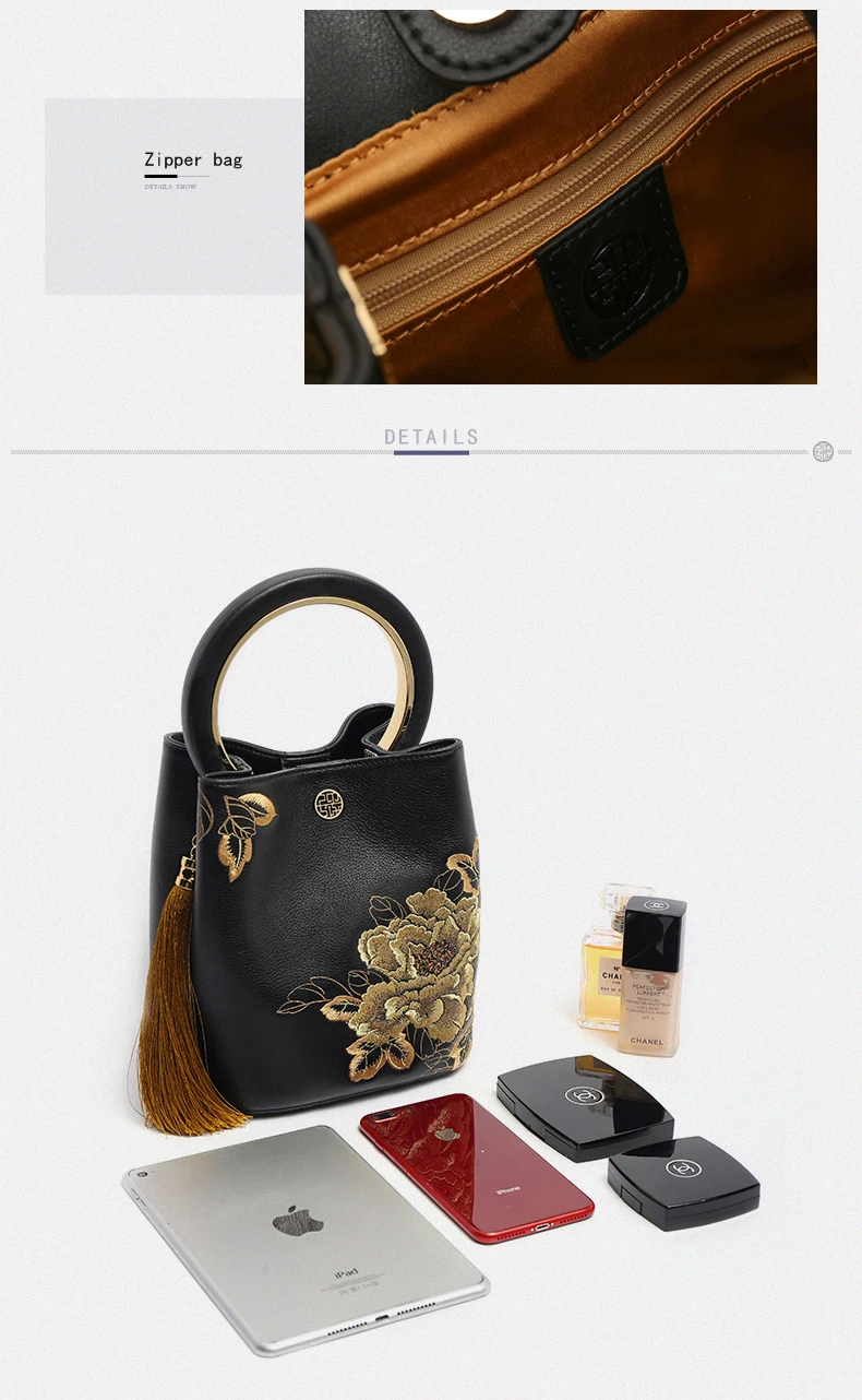 PMSIX Известный дизайнерский бренд Womens'Bag Сумки из натуральной кожи с вышитыми цветами винтажные сумки на плечо с цветочным принтом