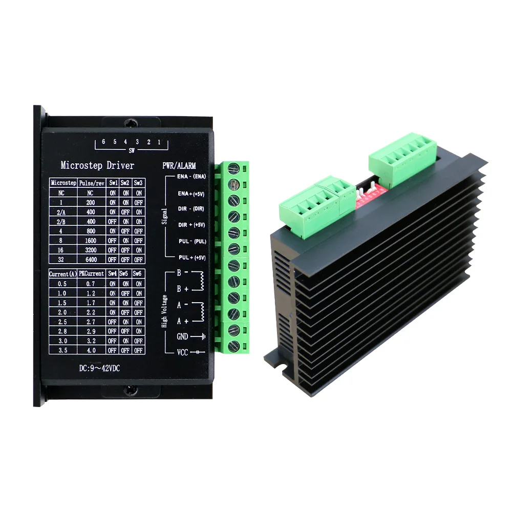 HLTNC 4 Axis kit 3A 3N.M Nema23 425 Oz-in Stepper motor TB6600