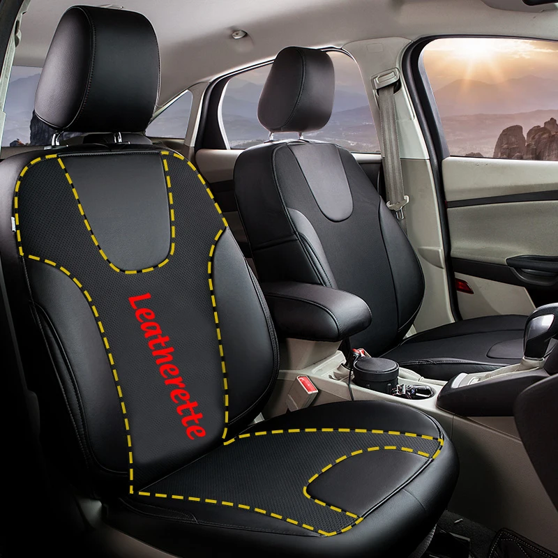 Autotory чехлы на сиденья из ПВХ и кожи для Ford Focus 3 2 2012 2017 автомобиля аксессуары