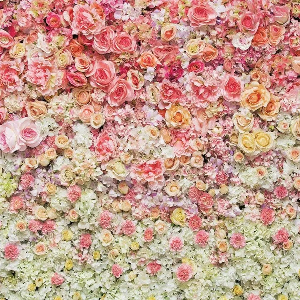 10pcs 60cm*40cm Artificial Flower Simulation Flower Wall Wedding Party Background Photography Props