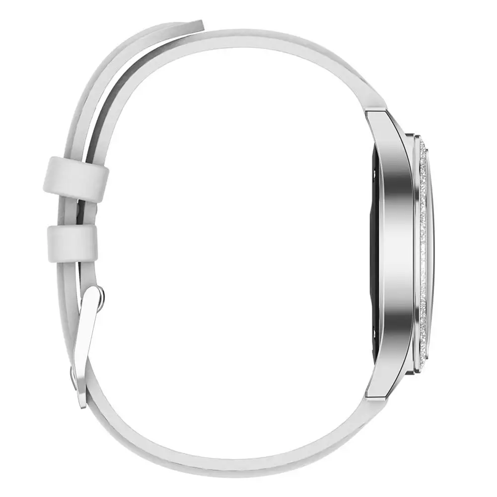 KW20 женские часы из нержавеющей стали, часы с монитором сердечного ритма, физиологическим напоминанием, фитнес-браслет для часов Android