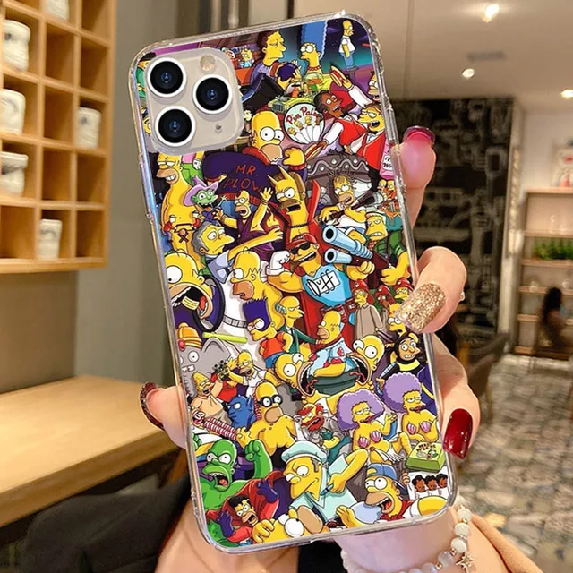 Phone Case For iPhone 13 12 11 Pro XS Max 7 8 6 6s Plus 13Mini SE2020 X XR Graffiti Sticker Art Soft TPU Silicone Cases Cover PTTM-CLS12
