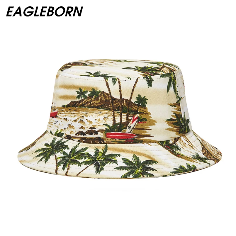 New New Beach Sun Hat Men Women Bucket 
