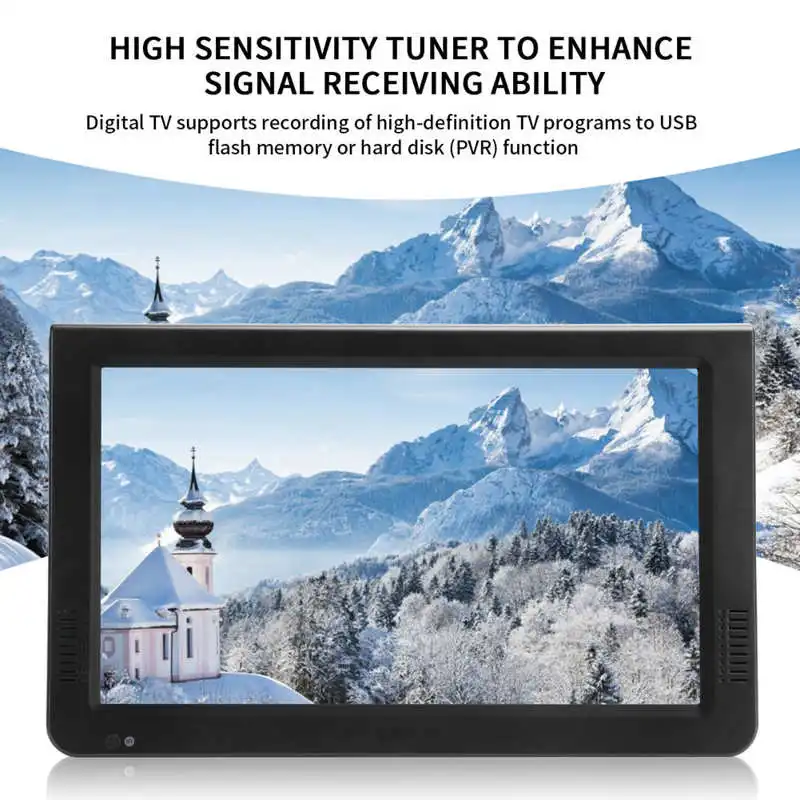 Автомобильный цифровой телевизор LEADSTAR 10 дюймов DT/T2 HD 1920X128 0 цветов TFT-LED Телевизор