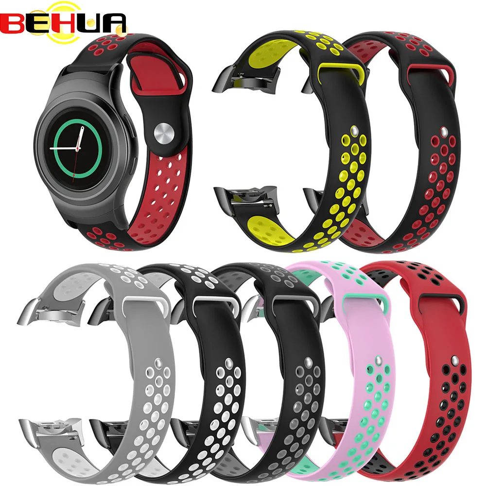 20 мм спортивный ремешок для уличных часов Samsung Gear S2 R720 R730 умных с разъемом и