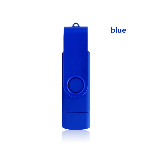 Синий Micro usb флэш-накопитель 128 ГБ U диск ключ карта памяти usb 3,0 водонепроницаемый флеш-накопитель 64 ГБ 16 ГБ 32 ГБ ручка-накопитель мини индивидуальный логотип - Цвет: Синий