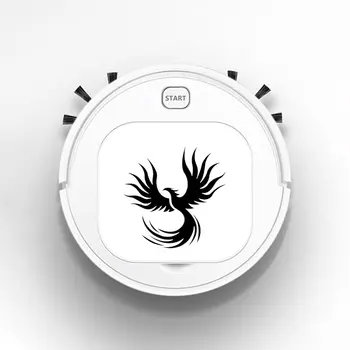 

Smart Sweeper Robot House Durable Power Floor Cleaning Robots Vacuum Cleaner 1800pa Mythological Decorate Phoenix Pattern