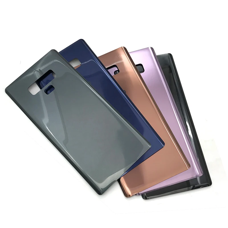 Замена стеклянная задняя крышка батарейного отсека чехол для samsung Galaxy Note 9