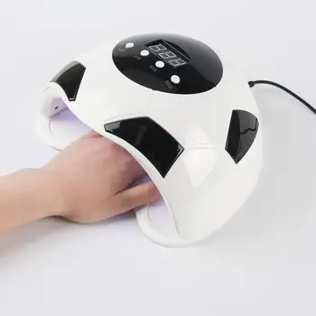 

Football Shape 86W Nail Lamp Excellent Craftsmanship Well Durability UV LED Light Timer Manicure Glue Dryer EU US Plug