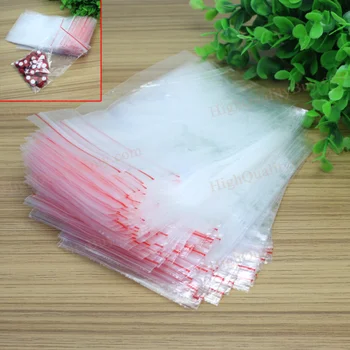 

100pcs/Lot Clear Plastic Ziplock Resealable Reclosable Cello Cellophane Bags Zip Lock Jewelry Packing Storage Seal Bag 9x13cm