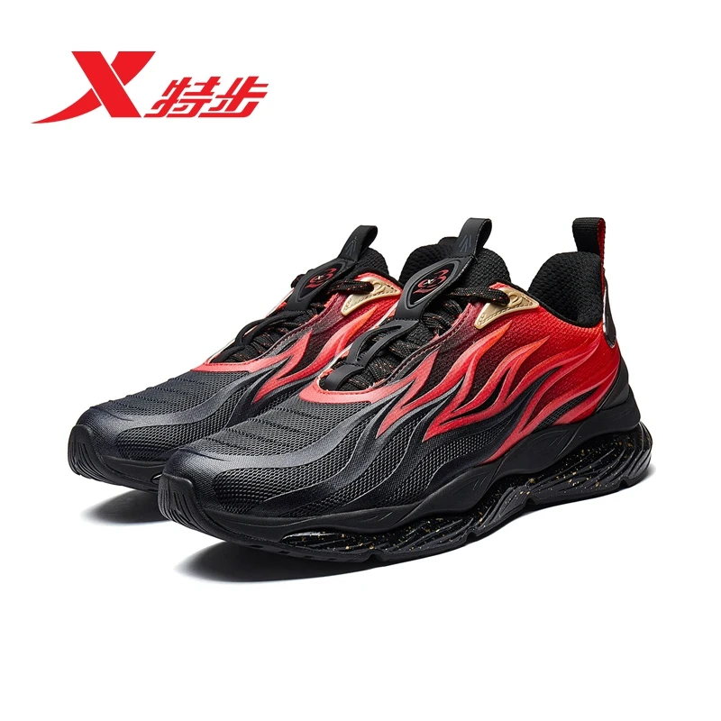 Xtep мужские кроссовки Осенние новые спортивные кроссовки мужская обувь(Fire shoe 22) 981419110528
