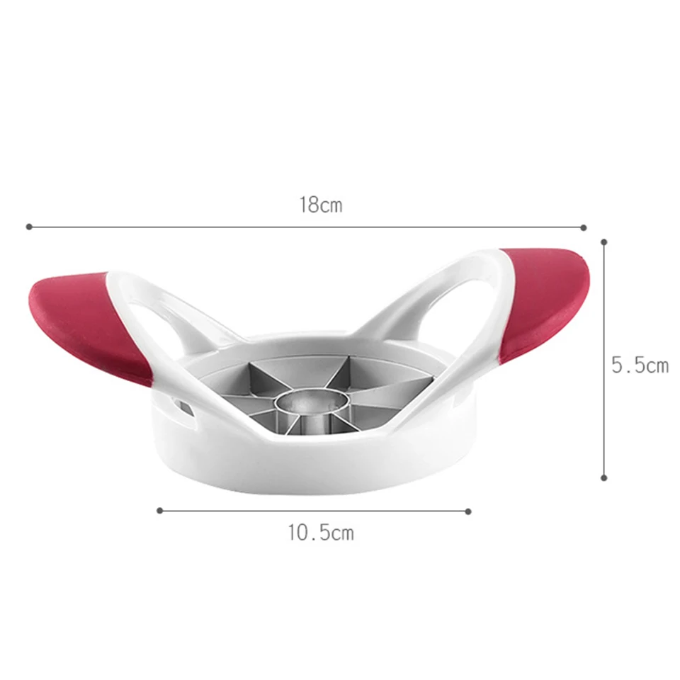 ABS+ Нержавеющая Сталь Яблоко Cutter Slicer Груша Пробоотборников Фрукты Делитель Чоппер Растительные Инструменты
