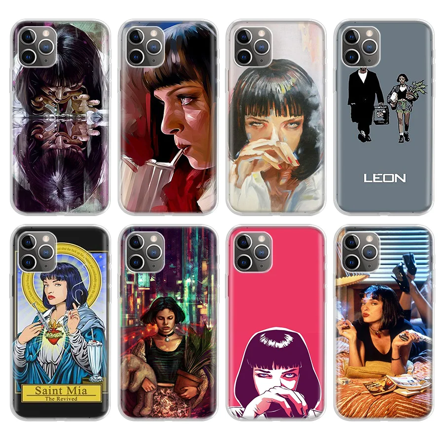 

PULP FICTION MOVIE POSTER Phone Case For Apple iPhone 11 Pro 6 6S 7 8 Plus + X 10 Ten XS MAX XR 5 5S SE Soft Phone Cover