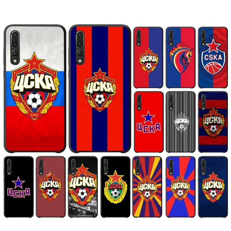 Чехол Yinuoda PFC CSKA для Huawei P10 20 30 40 Lite P20Pro P30Pro P40Pro Psmart|Бамперы| |
