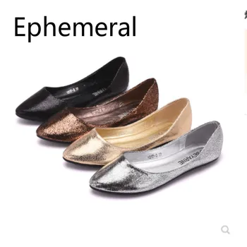

Ladies Snake Texture Flats Pointy Toe Mujer Comfortable Ballet Flats Light Shoes Cheapest Plus size 35-41Black Brown Silver Red
