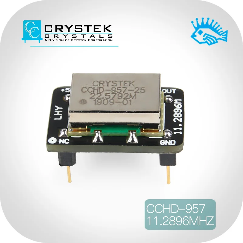

Кварцевый генератор CRYSTEK CCHD femtosecond, 11,2896 м, ультра-низкофазные часы с шумоподавлением, поворотный стол CDM3/4/9
