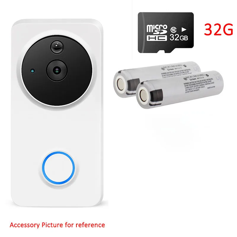 Smart Video Doorbell Intercom Camera Smart Home WiFi Wireless Video Intercom Doorbell SmartLife APP Work With Alexa Google Home 