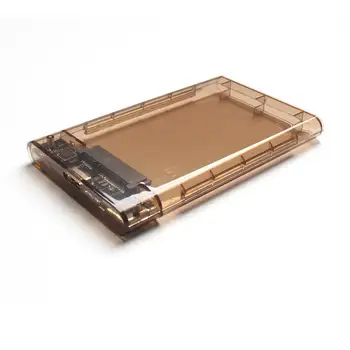 

Hannord 2.5 inch HDD Case USB 3.0 Adapter HDD USB Case Portable External Hard Drive Enclosure SATA 3 for SSD Support 2TB UASP