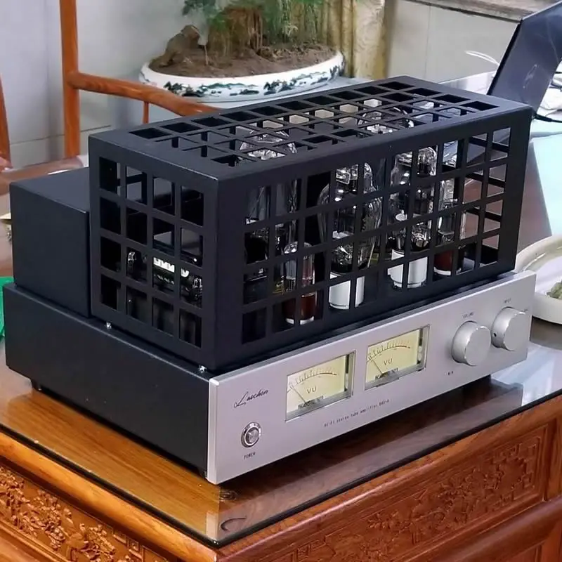 300B push 845 высокой мощности класса А ламповый усилитель, 300B-SE × 2845 × 2, 6SN7 × 2, выходная мощность 25 Вт × 2(RMS 8Ω), 18 Гц- 35 кГц