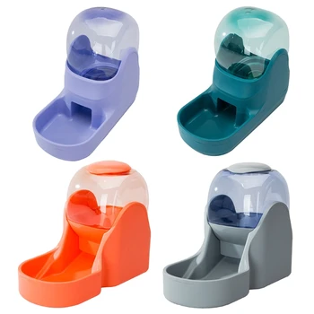 

Dog Cat Automatic Feeder Safety Water Drinker Food Dispenser Pet Feeding Bowl