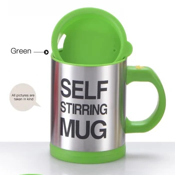 

350ml Automatic Self Stirring Mug Coffee Milk Mixing Mug Stainless Steel Thermal Cup Electric Lazy Double Insulated Smart Cup 5
