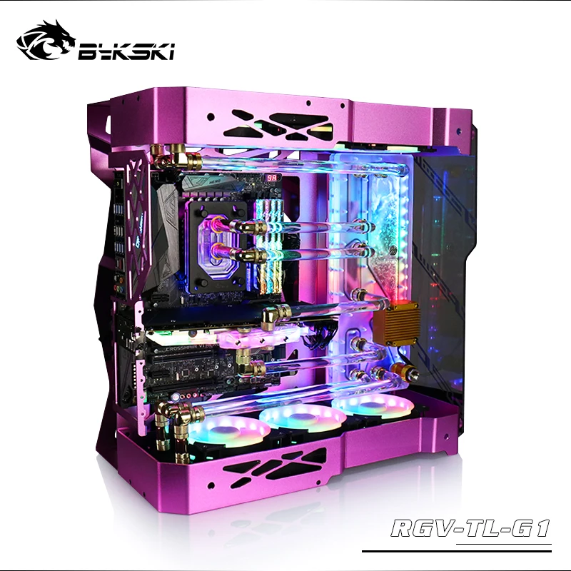 Bykski RGV-TL-G1 акриловая водная доска для крошечного Кита G1 PC корпус для охлаждения воды решение использовать для RGB/A-RGB освещения