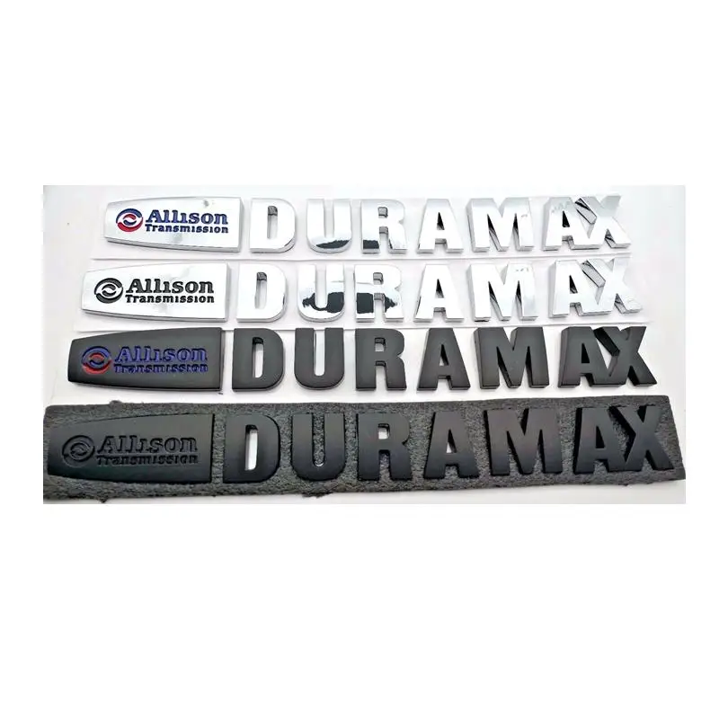 50 шт./лот ABS Allison DURAMAX стикер 3d авто эмблема значок