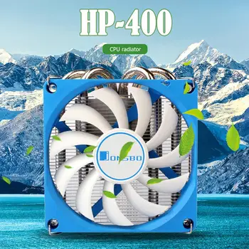 

Jonsbo HP-400 CPU Cooling Fan for HTPC Case All-In-One PC 4 Heat Pipes Radiator Computer Ultra-Thin CPU Cooling System Cooler