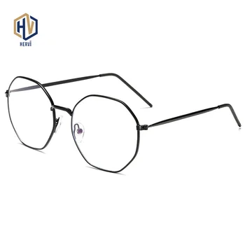 

Simple Vintage Round Frame Metal Glasses Anti-Radiation Blue Light Blocking Gaming Glasses Optical Eyeglasses Frame