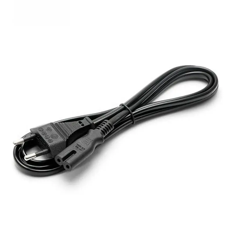 

European EU Plug 2 Pin Plug To Figure 8 IEC 320 C7 AC Power Cord Cable Plug 1.5 Meter for Laptop Notebook Extension Cable