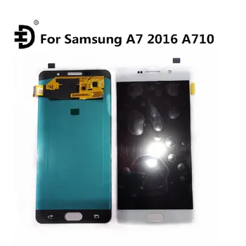 

HD OLED LCD For Samsung Galaxy A7 2016 A710 LCD Display Touch Screen Digitizer Assembly For SAMSUNG A710F A710M A710Y LCD Screen