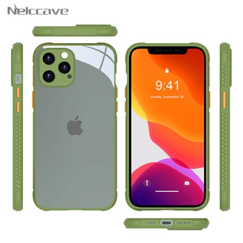 

50Pcs Anti-slip Tire Pattern Bumper Shockproof Matte Case on For iPhone 12 11 Pro Max XS X XR 8 7 Plus Camera Protection Cover