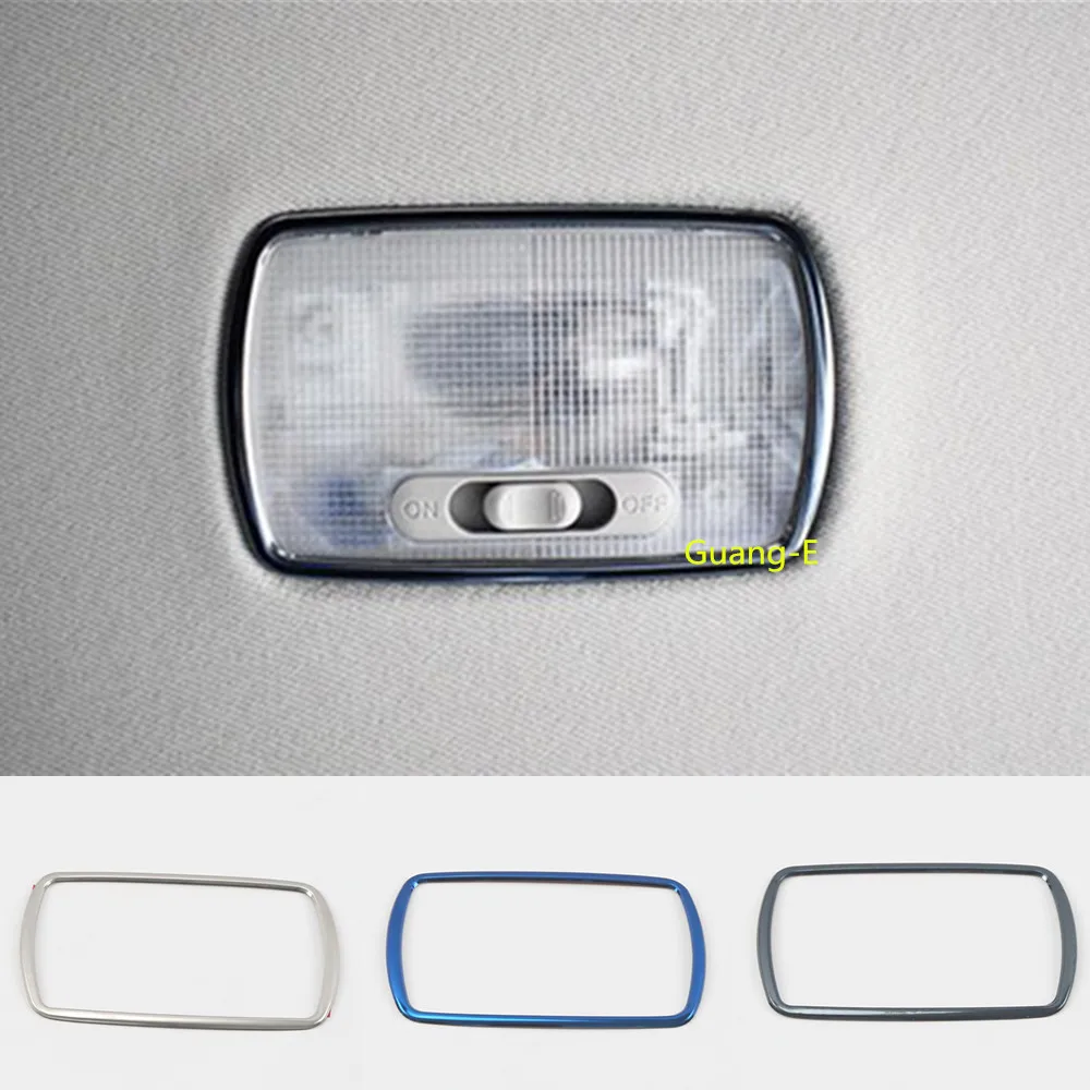 

Inner Stainless Steel Back Rear Read Reading Switch Light Lamp Frame Trim Panel For Honda civic 10th sedan 2016 2017 2018 2019