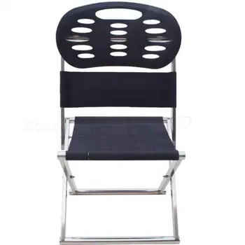 

Medium Thickness Stainless Steel Fishing Chair Folding Portable Mazar-e-sharif Small Bench Household Outdoor Side