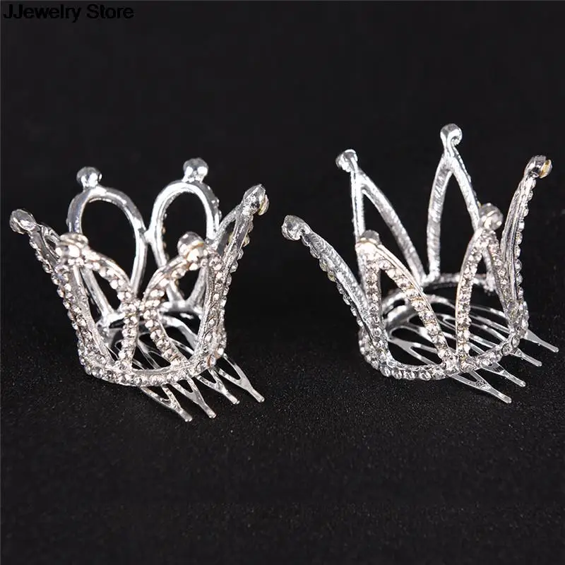 Mini Women Girl Rhinestone Crown Bridal Tiara Hair Comb Pin For Wedding Party | Украшения и аксессуары