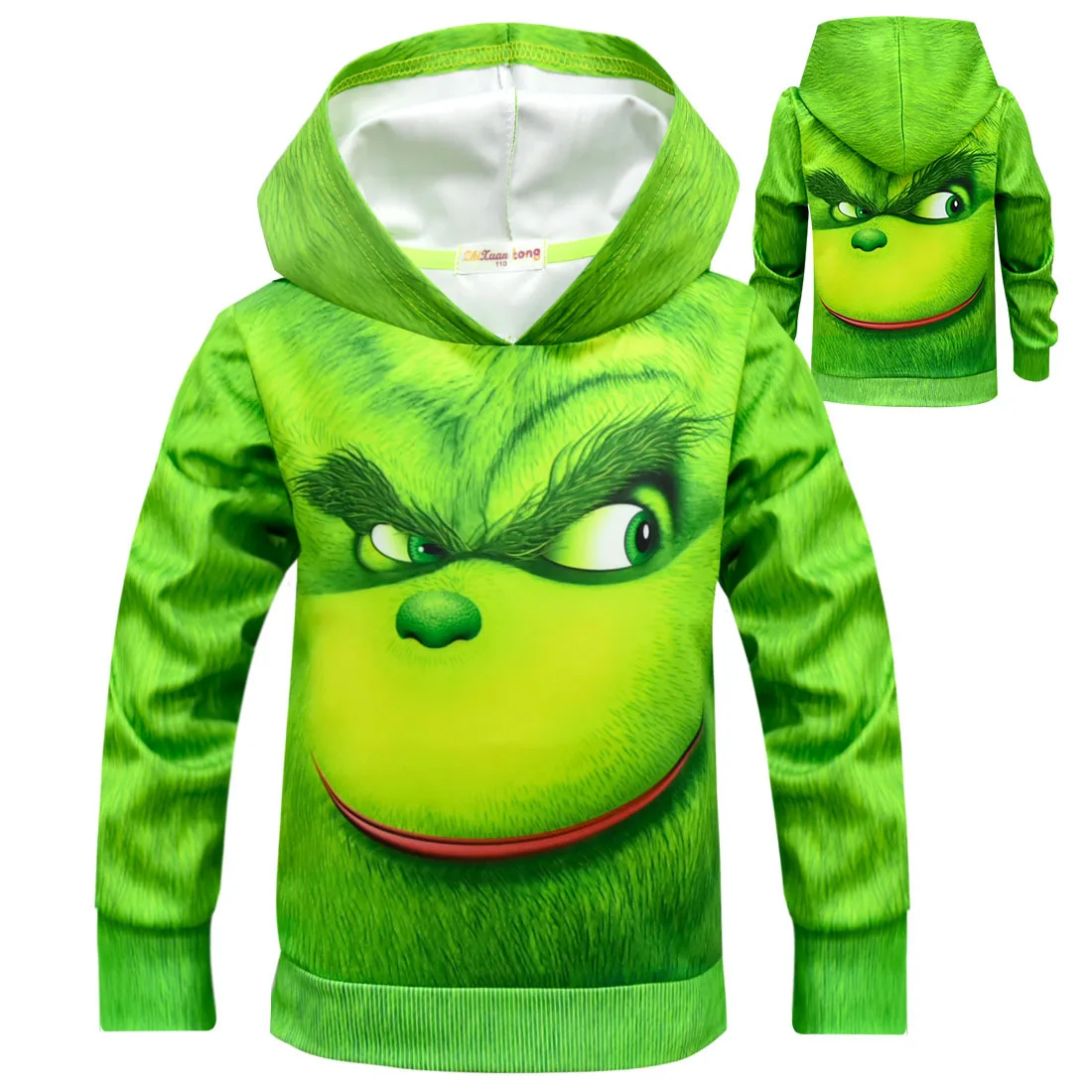 GRINCH/3D Modis Infantil Roupa Menina Moletom; детская одежда; детская толстовка; худи для маленьких девочек и мальчиков; Menino Moleton Bluzy Chlopiece