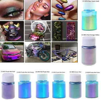 

Mirror Chameleons Resin Pigment Pearlescent Epoxy Resin Magic Discolor Powder M0XF