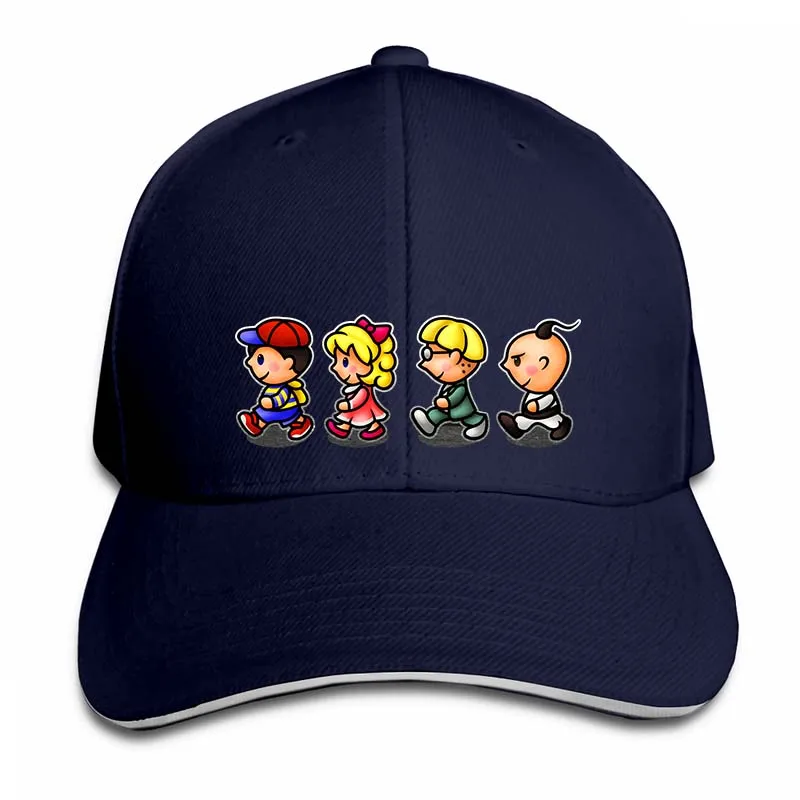 Бейсбольная кепка Earthbound для мужчин и женщин, Кепка-Дальнобойщик, модная Регулируемая Кепка - Цвет: 2-Navy