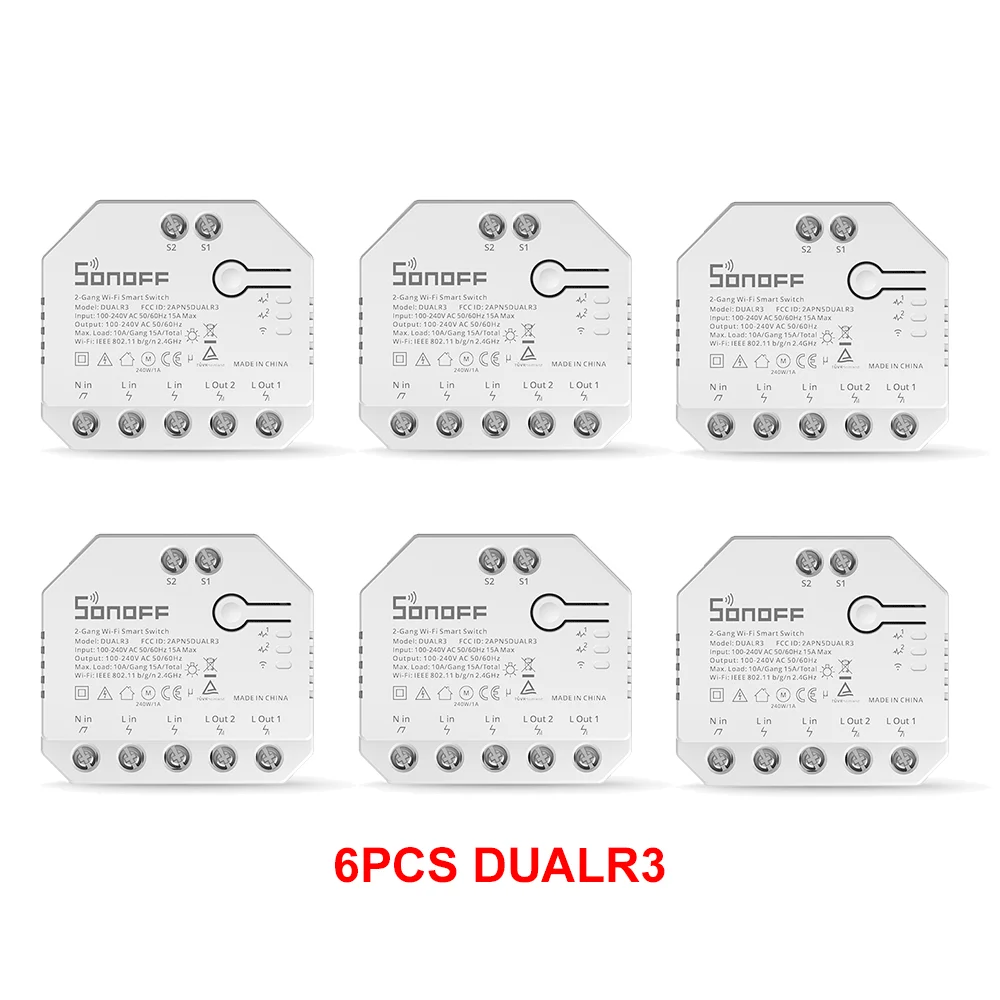 6PCS DUALR3