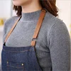 Antifouling Denim Aprons for Women, Unisex Uniform, Denim, Cowboy, Simple Chef Cooking Aprons, Hot 2