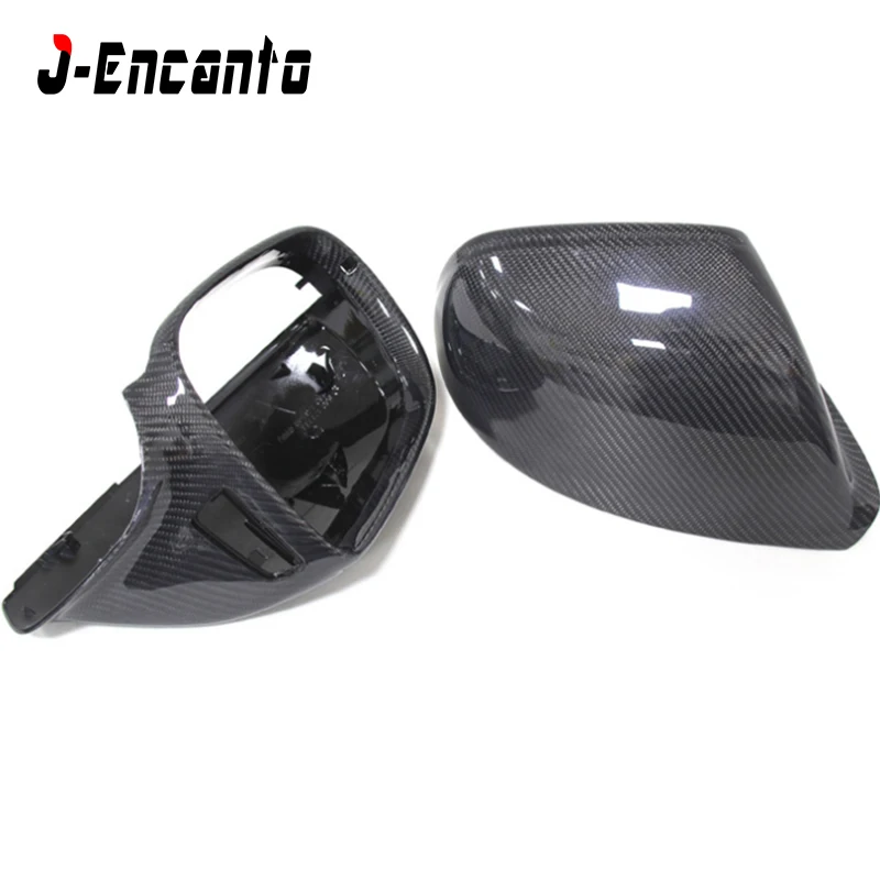 Q5 Высокое качество PU защитное карбоновое зеркало крышки 1:1 замена OEM Fitment боковое зеркало крышка для Audi Q5 SQ5 Q7 2010