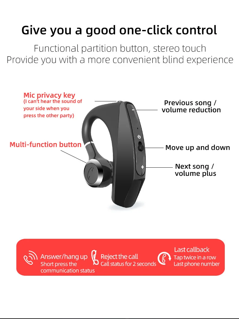 Tws Earbuds Bluetooth V5 0 Earphone PT520 6D Voice Wireless Earbuds Sports Stereo HIFI Sound Headset Waterproof 0 5H Fast Charge