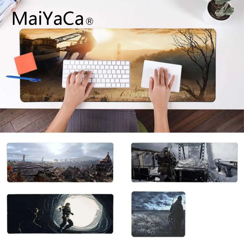 MaiYaCa Stalker офисные мыши геймер мягкий коврик для мыши Противоскользящий прочный силиконовый компьютерный коврик