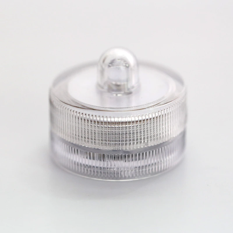 8 Waterproof  LED Lamp LED Aquarium Light Round Shaped Fish Tank Decoration Candle Lamp Plastic Submersible Lighting