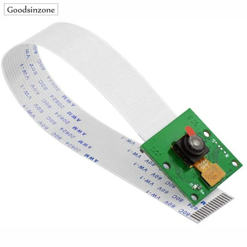 

Raspberry Pi 4 B Camera Video Module OV5647 5 Megapixel 1080p Mini Webcam Sensor for Raspberry Pi Model A/B/B+, RPi 2B Pi 3B 3B+