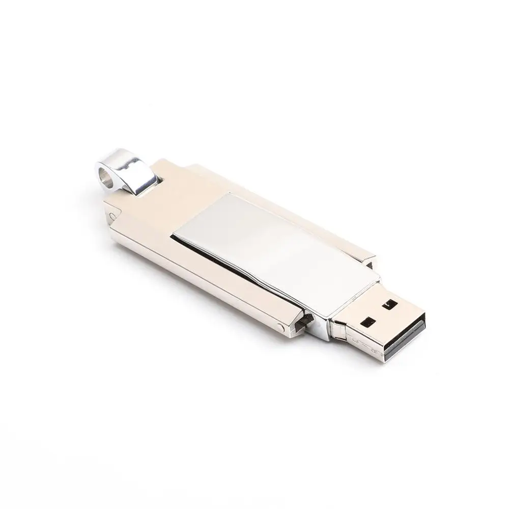Pearl nickel USB флеш-накопитель, 4 ГБ, 8 ГБ, 16 ГБ, 32 ГБ, 64 ГБ, 128 ГБ, водонепроницаемый металлический брелок, подвесная карта, карта памяти, u-диск - Цвет: Pearl nickel